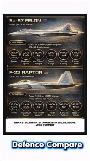 F-22 vs Su-57 Which Stealth Fighter is Better?