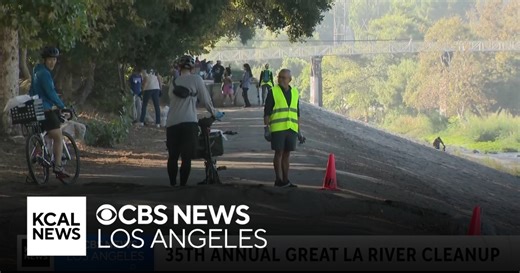 Volunteers gather for 35th annual Los Angeles River Cleanup