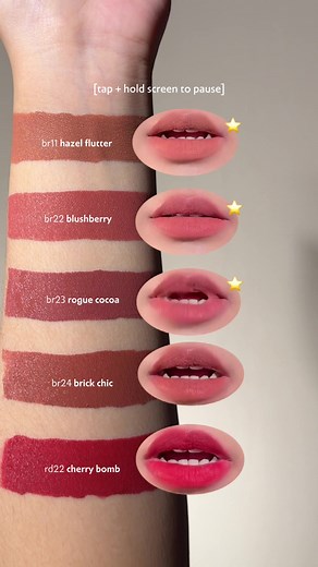 Emina Cream Matte: 15 Shades Review and Swatches