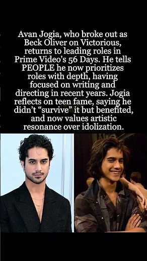 Avan Jogia on Post-'Victorious' Career, New Thriller, and Surviving Teen Stardom #AvanJogia #56Days