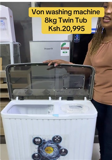 Affordable 8kg Twin Tub Washing Machine at Ksh.20,995