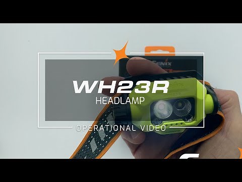 Fenix WH23R Work Headlamp Operational Demonstration Video