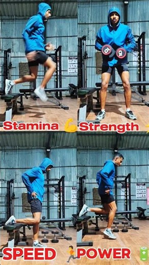 One Workout, Four Results 💥 STAMINA • SPEED • STRENGTH • POWER #madfitwithbasu #fitness #sports