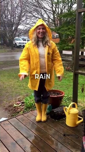 "Rain" in Baby Sign Language | American Sign Language ASL for Children