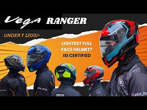VEGA RANGER DX 😍 | Best ISI Certified Full-Face Helmet Under ₹1200 | Crew Revenge ‪@WEW_MOTO‬ 🏍️🔥
