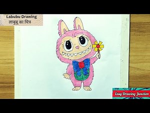 Easy Labubu Drawing | Cute Labubu Drawing Tutorial Step by Step