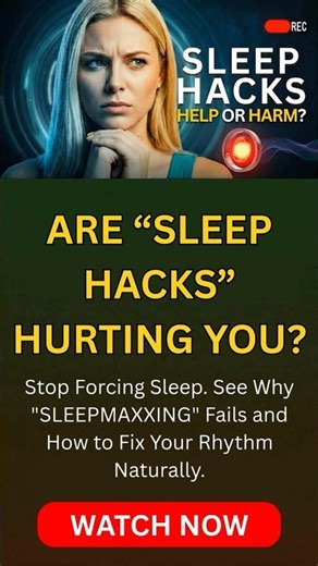 Sleepmaxxing Explained: What Actually Improves Sleep (And What Makes It Worse) #shorts