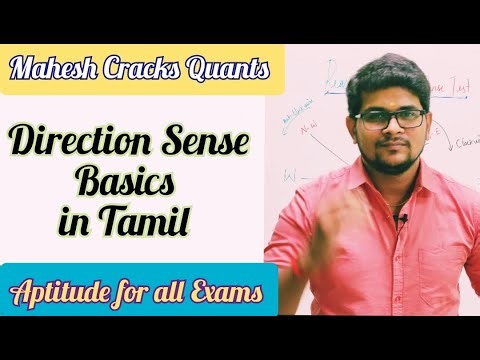 Direction Sense Problems in Tamil | Basics | Mahesh Cracks Quants | Aptitude for all Exams