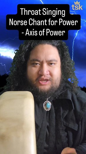 Throat singing a Norse chant for power Thank you for voting on my last post. It was clear that version 1 got the majority vote. This chant awakens the Axis of Power — the living pillar between earth and sky. Each rune — Eihwaz, Tiwaz, Sowilo, Othala — forms the vertical current of strength. Eihwaz anchors the roots of willpower deep within the earth. Tiwaz drives the warrior’s ascent toward purpose. Sowilo ignites the solar current in the heart. Othala crowns the self with ancestral sovereignty.