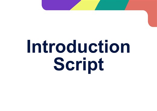 Introduction script