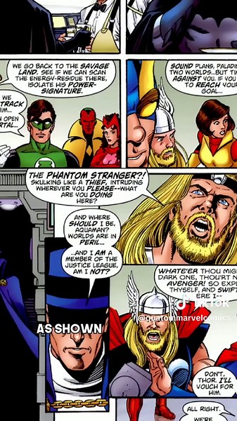 QuatomMarvelcomics (@quatommarvelcomics) - Respect The Phantom Stranger | More Powerful Than You Think 🤯 #comic #foryou #marvel #marvelcomics #dc