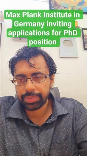 Max Planck Institute Germany Invites PhD Applications for 2025 #PhD2025 #MaxPlanck #StudyAbroad