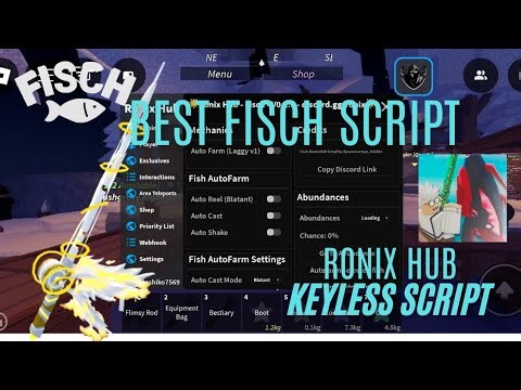Fisch Script [EVENT] GOLDEN TIDES UPDATE | Ronix Hub | Auto Fish, Auto Shake & Auto Megalodon