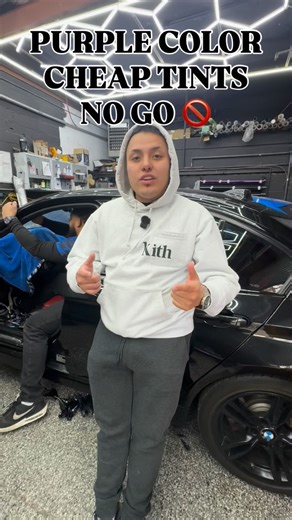 TINT REMOVALS 🤮 IF UR TINT IS PURPLE COME BY ILL FIX THAT ISSUE ✅ we offer top of the line ceramic window tint films 💯 | Nycwheelprofessionals