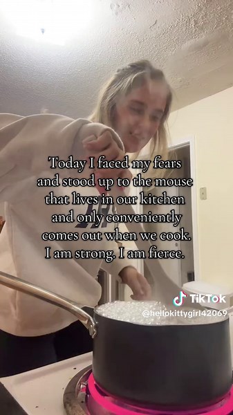 But actually it won’t fall for the traps so now it’s our friend | mouse