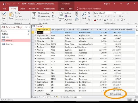 How to Change Currency of your Computer When Creating a Database in MS Access?