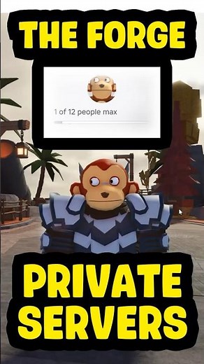 How To GET PRIVATE SERVERS in The Forge (ROBLOX)