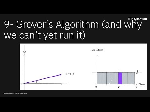 9 - Grover's Algorithm and why we can't yet run it