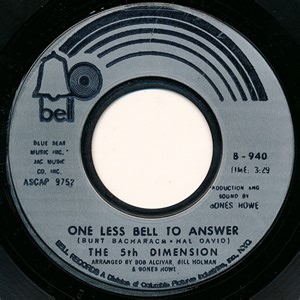 The 5th Dimension - One Less Bell To Answer / Feelin' Alright?
