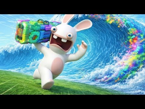Crazy Rabbid Tries To Escape Tsunami For Brainrot In Roblox Part #2!