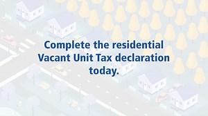 The Vacant Unit Tax declaration is now available online, complete yours today! Check out a quick how-to video below. Alternate and accessible declaration options are available: https://bit.ly/3VPruZb | City of Ottawa