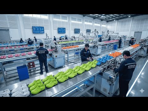 Inside the Factory: Manufacturing Millions of Crocs(Exclusive Access)