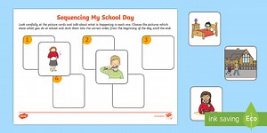 Sequencing My School Day Resource Pack