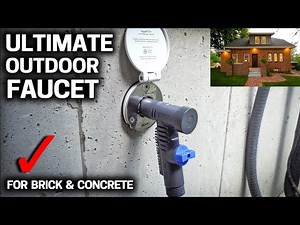 INSTALL/REPLACE YOUR OUTDOOR FAUCET in BRICK & CONCRETE with AQUOR