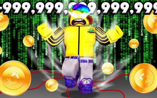 ROBLOX比特币模拟器：购买原子显卡赚取千万比特币！面面解说