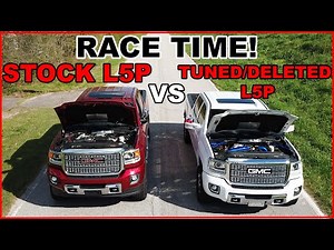 REAL LIFE TEST OF STOCK VS MODIFIED DURAMAX!