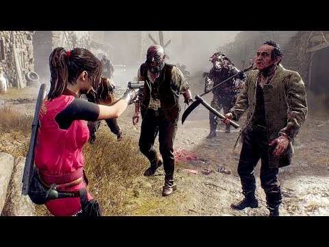 Claire Redfield Mod: Ruthless Fight Scene | Original Voice & Cinematic SFX 🎮