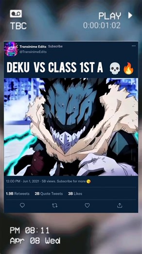 deku vs class 1 one A 💀🔥#anime #myheroacademia #myheroacademia #mha