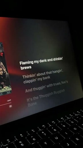 Thuggish Ruggish Bone #lyrics #music #song #viral #nostalgia #fyp