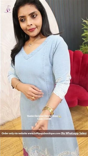 Yeame Designer Denim Dress💫