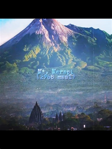 Mt. Merapi (2968 masl) 📍Special Region of Yogyakarta & Central Java, Indonesia #mountain #mountains #volcano #volcanoes #merapi