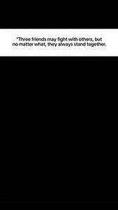 Three real ones don’t always agree, but when it matters, they got your back. loyalty isn’t loud—it’s proven. real friends stand together through anything. #friendshipgoals #loyaltymatters #realones #staytogether #unbreakablebond #friendshipquotes #triosquad #teamwork #rideordie #supportsystem #bffs #positivevibes #truefriends #squadgoals #trustissues #mentalhealthmatters #maincharacterenergy #standtogether #relationships #lifequotes | Yellwidit