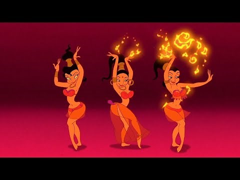 [1080P] Aladdin - Friend Like Me Belly Dancers
