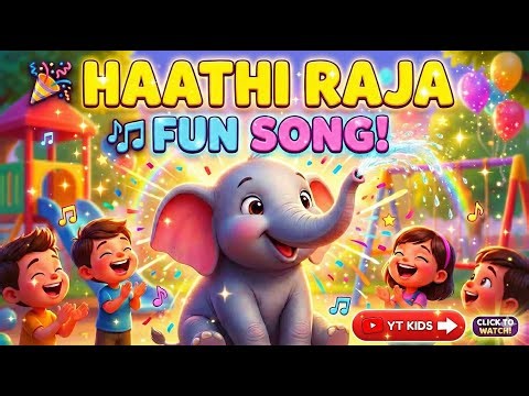 Ek Mota Hathi| एक मोटा हाथी | Nursery Poem and kids cartoon songs