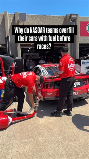 Did you know that NASCAR teams overfill their cars with fuel before races on purpose to the point that it spills out of the dry-break filler neck? This may seem like a waste at first glance, but it’s a crucial part of the pre-race checklist. With fuel mileage strategy playing a role in nearly every single race in some fashion, teams want to ensure that they don’t waste any more time than they have to on pit road as pit stops have now reached the 8-second mark, which is less time than it takes to