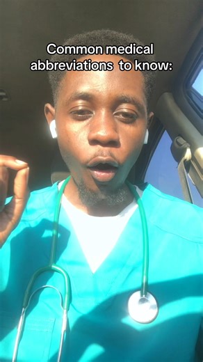 Common Hospital/Medical Abbreviations and what they mean. | Andrew Kaumba