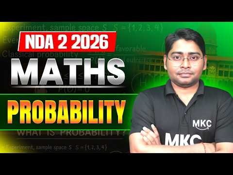 NDA 2 2026 Maths Probability | NDA Maths Probability 2026 | NDA Maths Preparation 2026 | NDA 2 2026