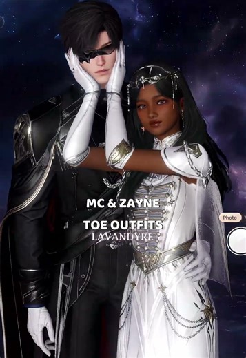 Zayne & MC Throne of Eros Outfits | Love and Deepspace #loveanddeepspace #shorts