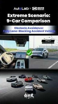 Which 9 Cars Actually Dodge the Crash #autolab #cartest#comparison