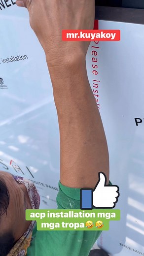 Mukhang may sablay tropa 🤣🤣🤣 #mrkuyakoy #freelancer #ACP #TROPA #work #ACPCladding #installation | Gabua Gil
