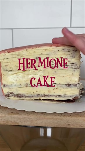 Book Cake Recipe Inspired by Hermione Granger