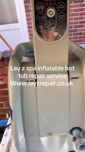 Lay z spa inflatable hot tub repair service Www.layzrepair.co.uk#layzspa #repairs