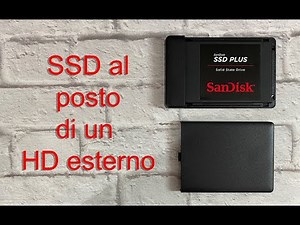 Un SSD da utilizzare come HD esterno