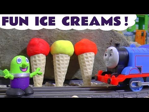 Funny Funlings Fun Ice Cream Story With Thomas and Friends And Tom Moss