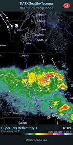 163K views · 440 reactions | The storm has crossed into Washington. The yellow boxes are severe thunderstorm warnings. | Whatcom County Weather | Facebook