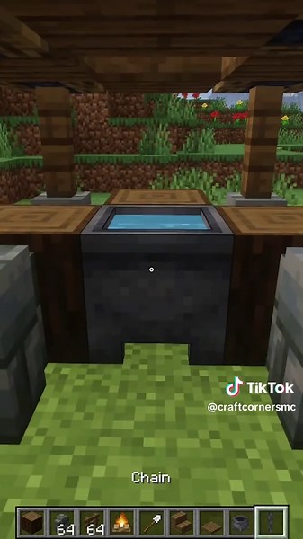 Minecraft Well Tutorial youtube link bio #minecraft